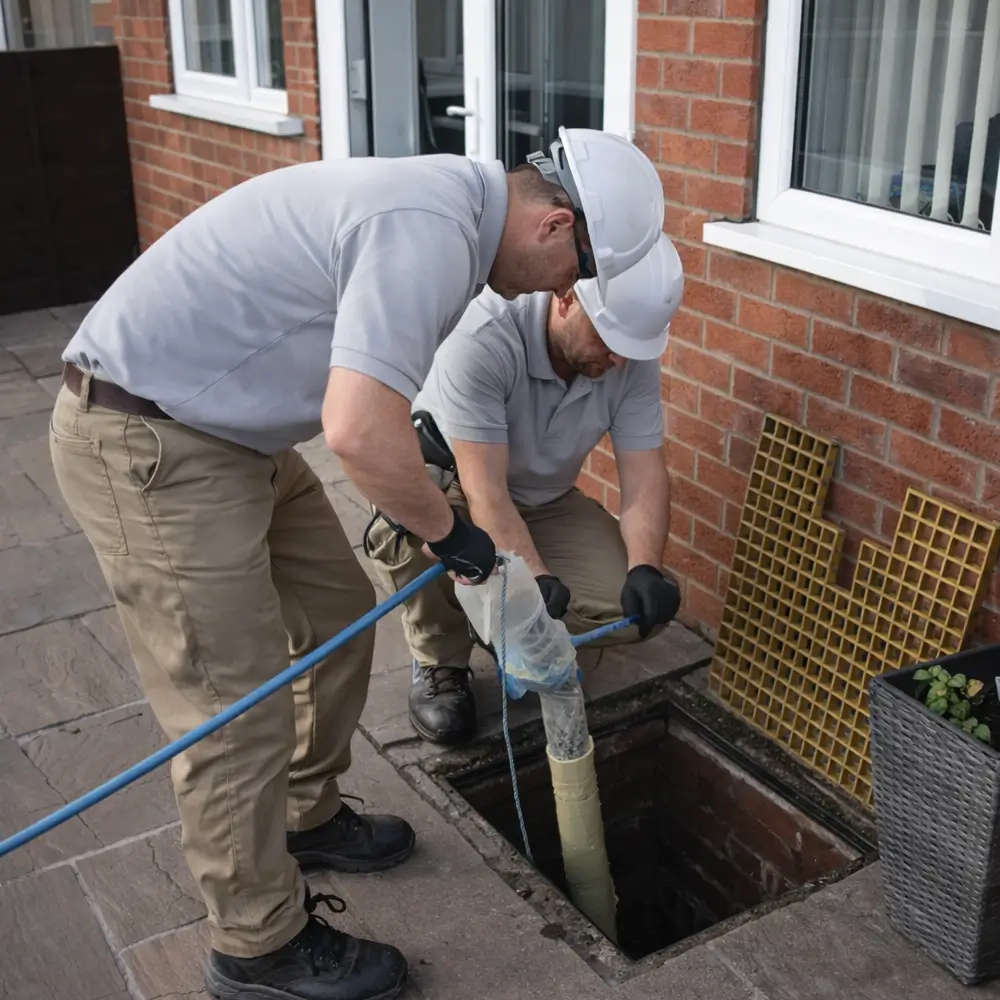 Blocked drain repair service in Walderslade